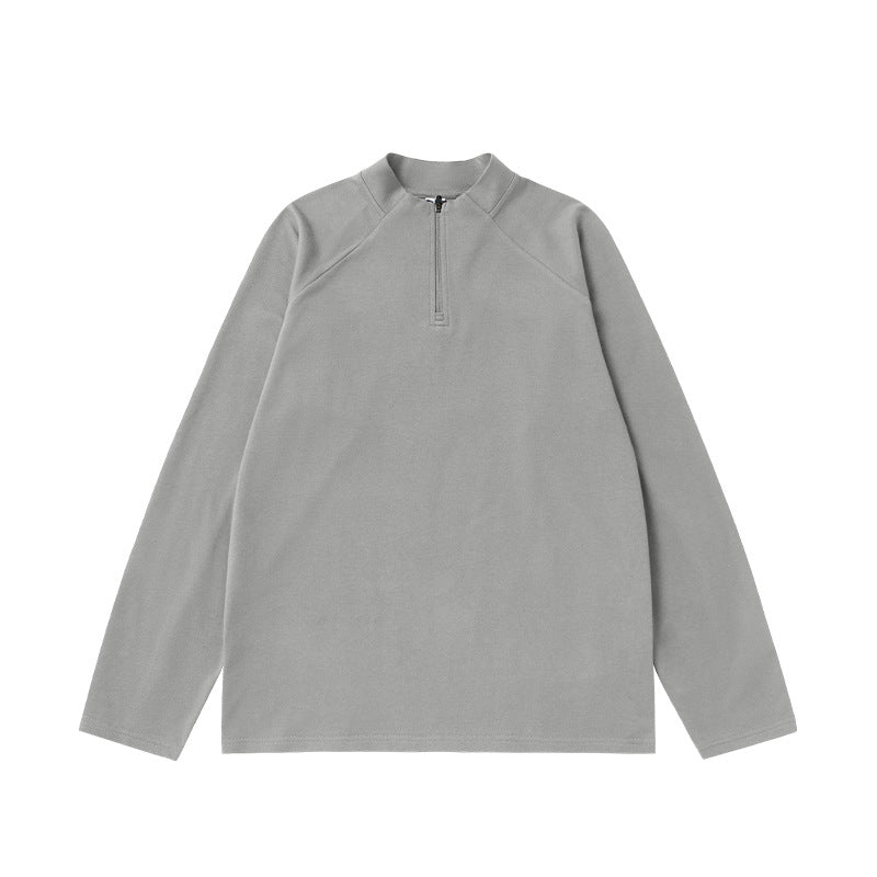 INFLATION Double-sided Fleece half zipper outdoor base shirt raglan cycling long sleeve Sweatshirt