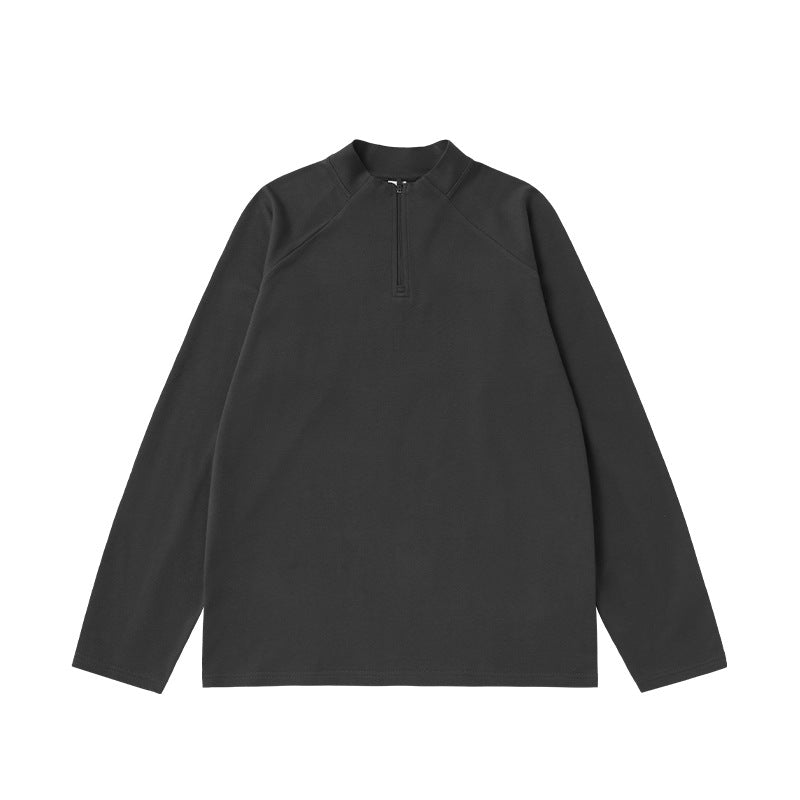 INFLATION Double-sided Fleece half zipper outdoor base shirt raglan cycling long sleeve Sweatshirt
