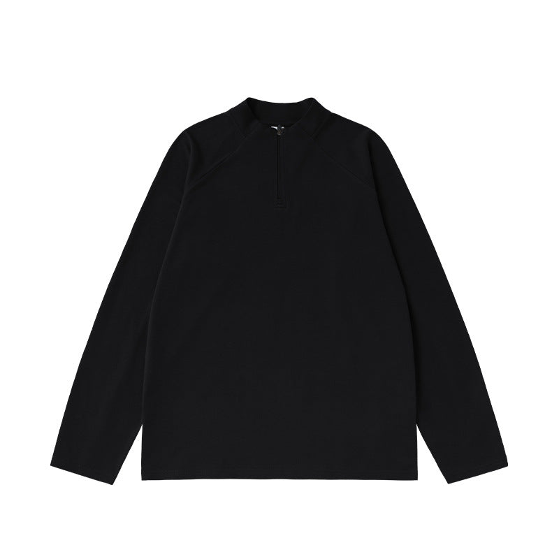INFLATION Double-sided Fleece half zipper outdoor base shirt raglan cycling long sleeve Sweatshirt