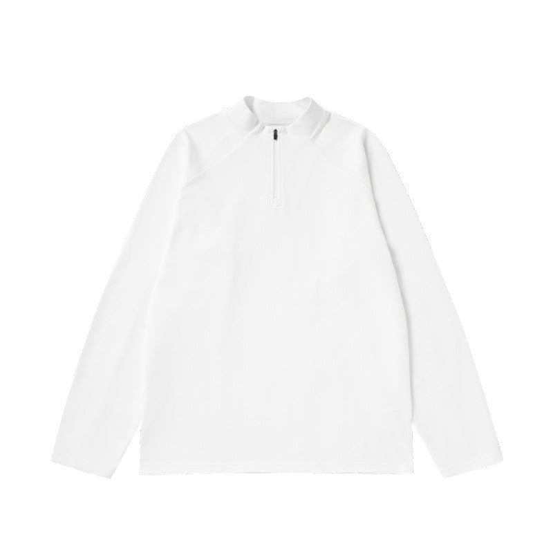 INFLATION Double-sided Fleece half zipper outdoor base shirt raglan cycling long sleeve Sweatshirt