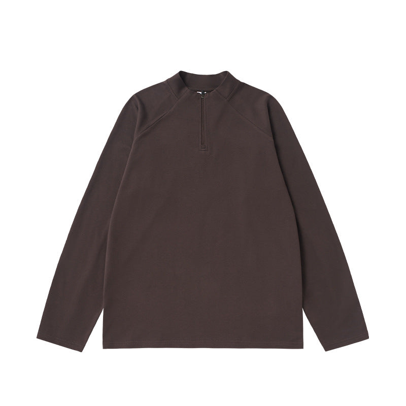 INFLATION Double-sided Fleece half zipper outdoor base shirt raglan cycling long sleeve Sweatshirt
