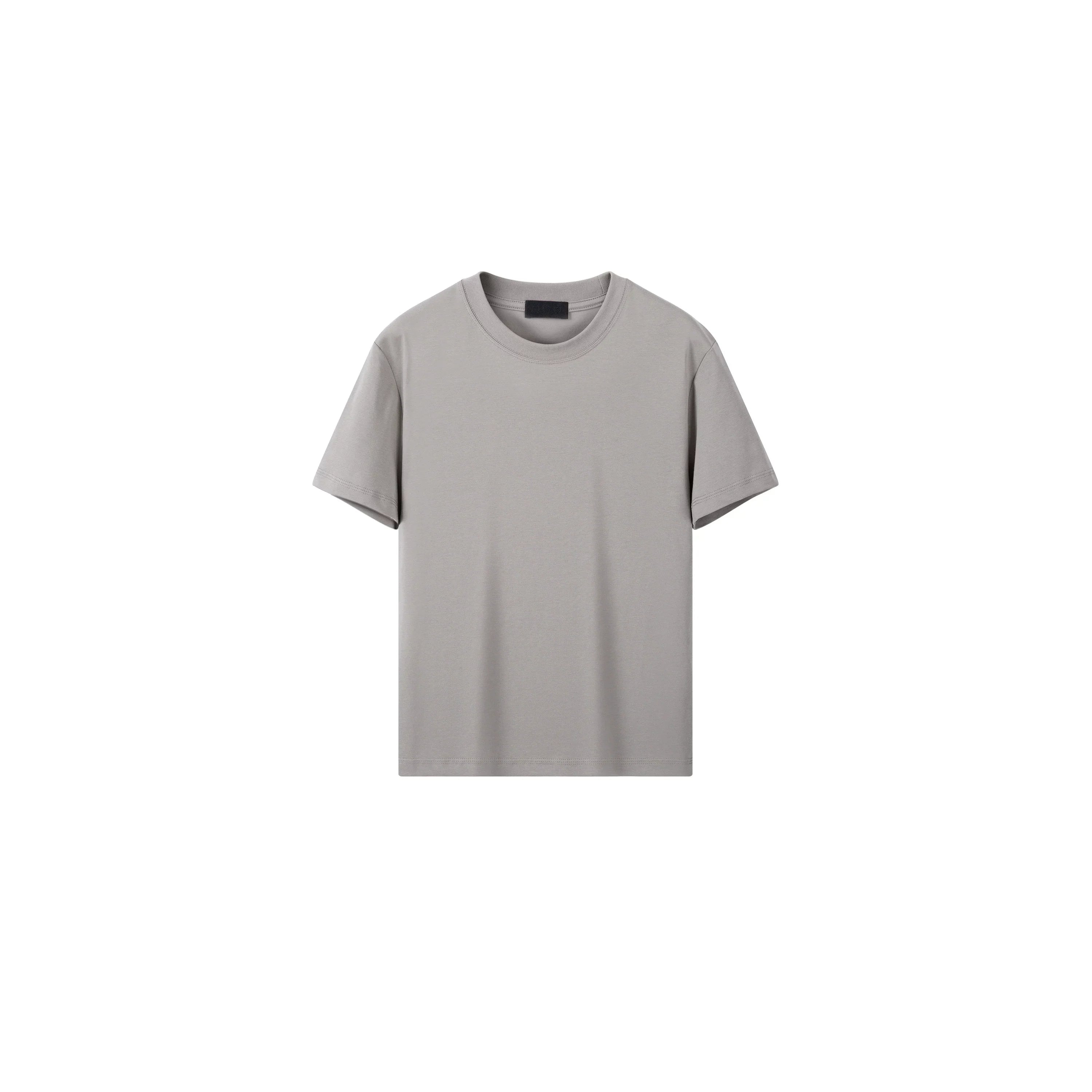 PLUS NO LOGO Casual Front Shoulder Short Sleeve Fitness Tee