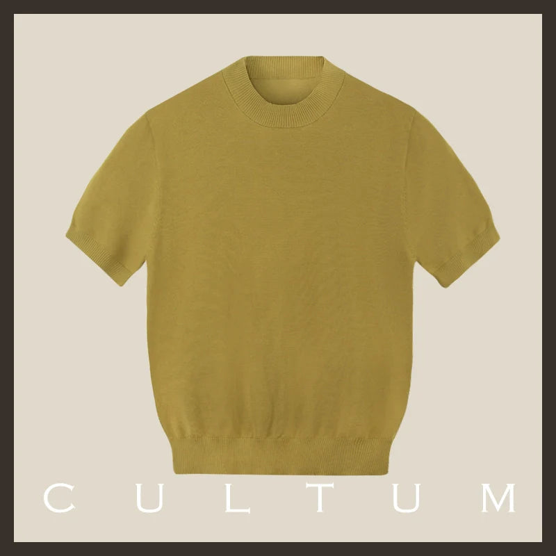 CULTUM Light Breathable Casual Knitwear Tee