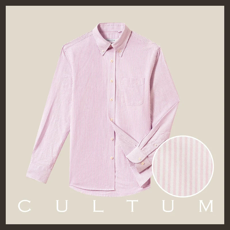 CULTUM Button-down Striped Shirt