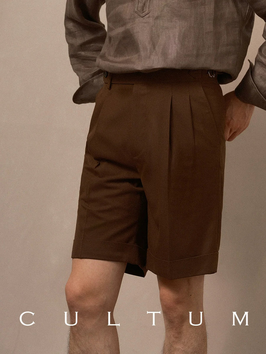 CULTUM Light Breathable Micro-elastic Retro Casual Trousers