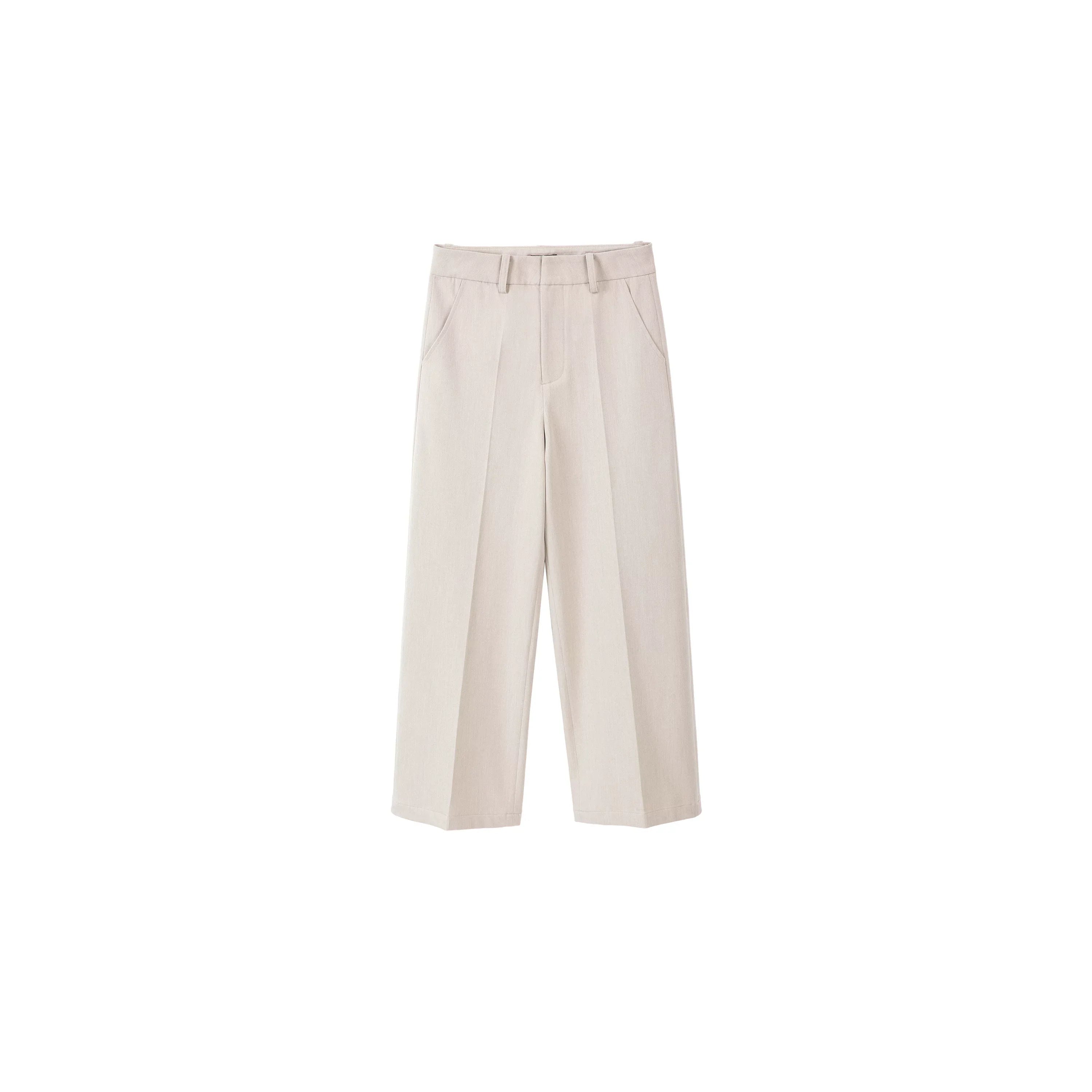 PLUS NO LOGO Drape Anti-wrinkle A-shaped Trousers
