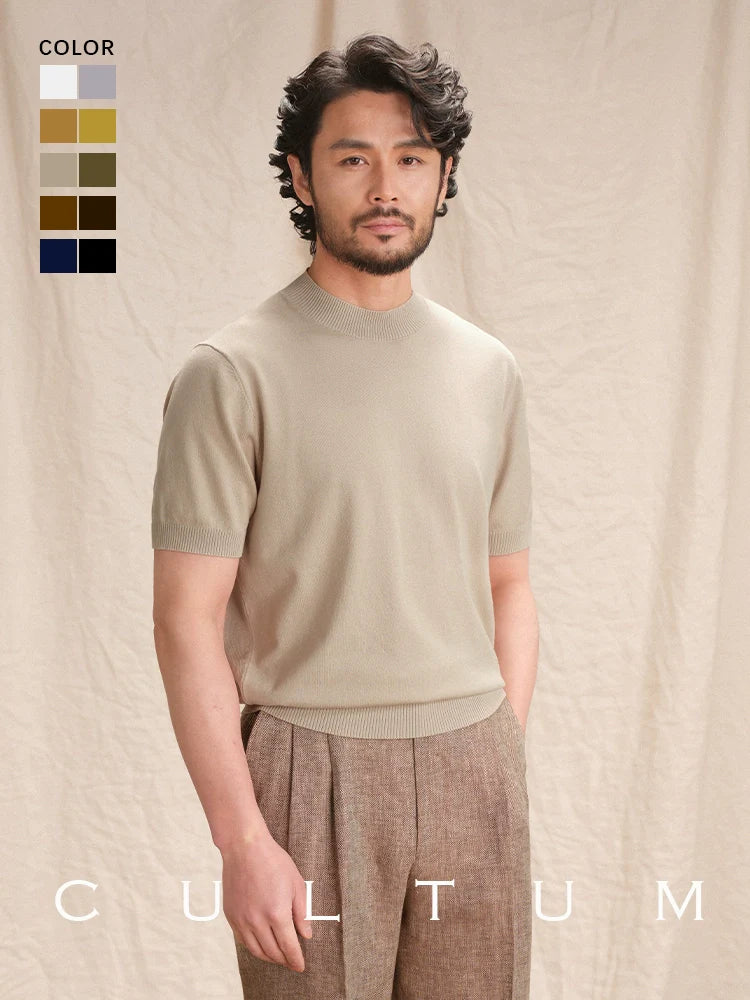 CULTUM Light Breathable Casual Knitwear Tee