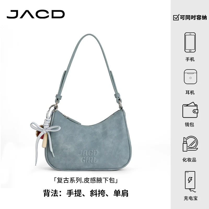 JACD Commuter Crescent Versatile Shoulder Messenger Bag