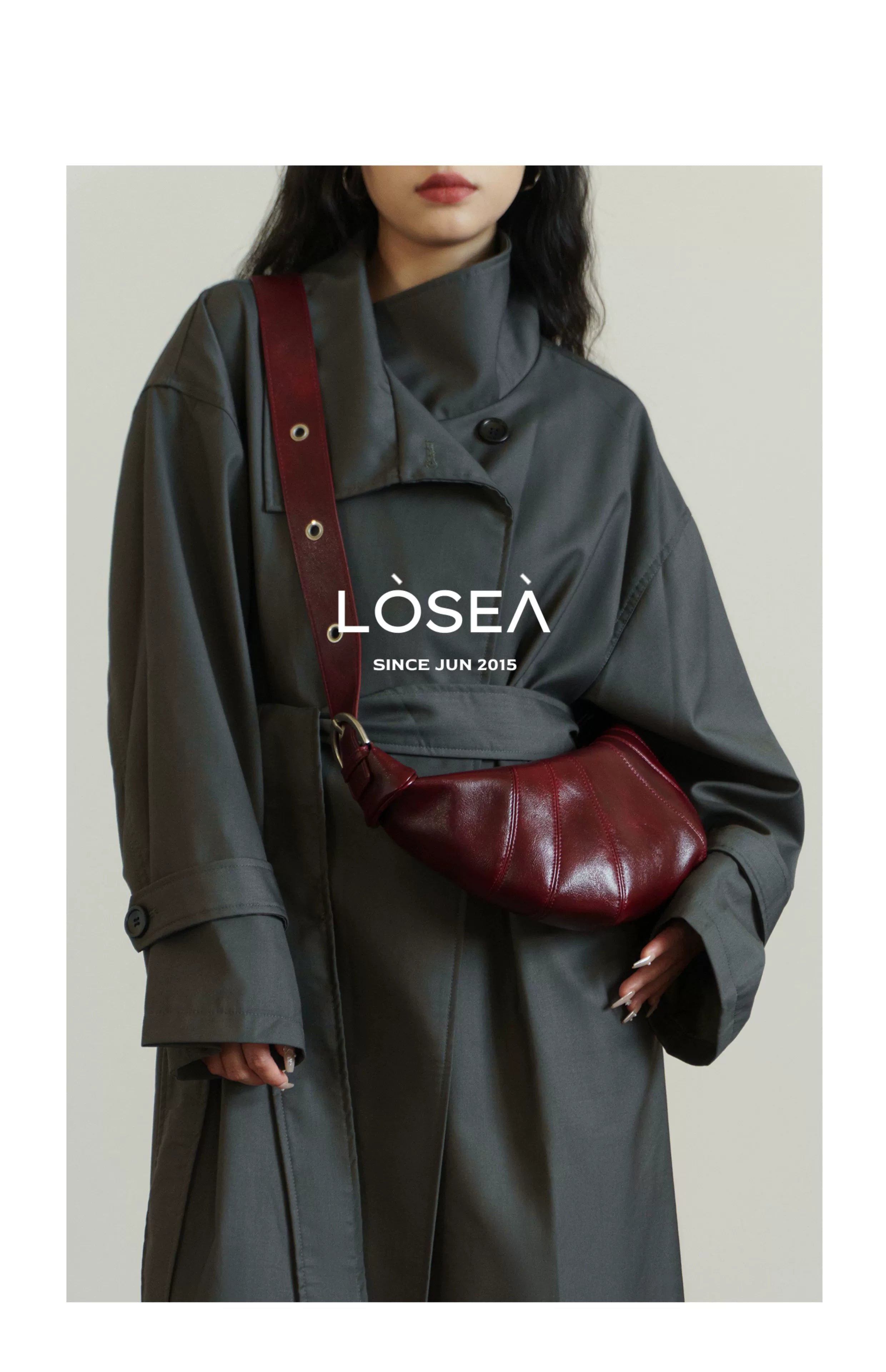 LOSEA Premium Textured Versatile Retro Shoulder Crossbody Bag