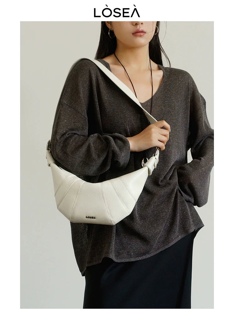 LOSEA Retro Premium Sense Lazy Shoulder Messenger Bag