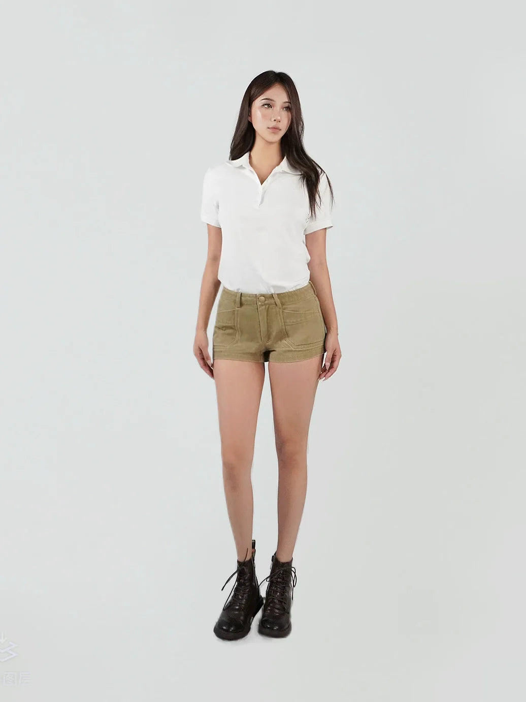 Jim Kennet Classic Button POLO Casual Top