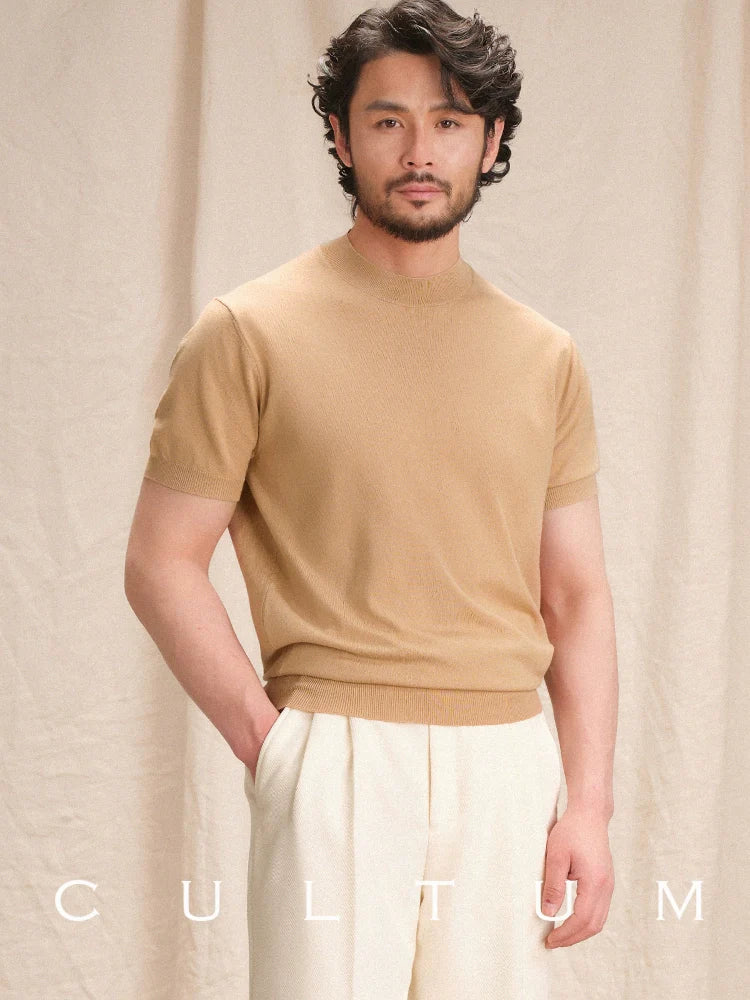 CULTUM Light Breathable Casual Knitwear Tee