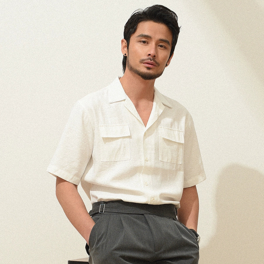 CULTUM Premium Cuban Collar Shirt Tee