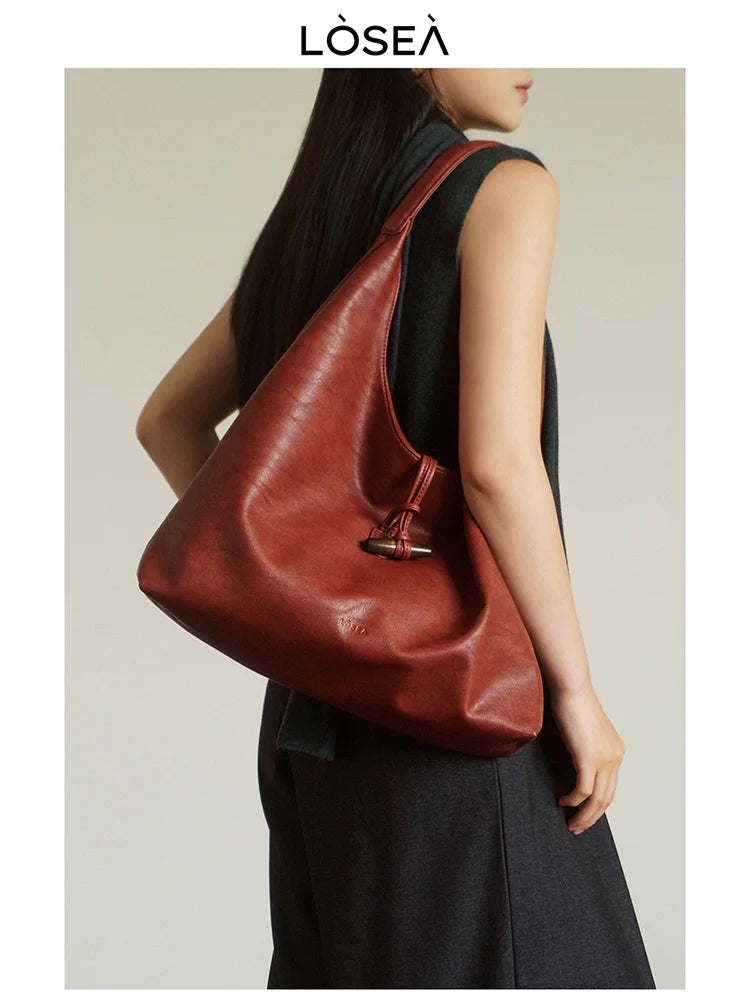 LOSEA New Chinese Minimalist Large Capacity Tote Bag