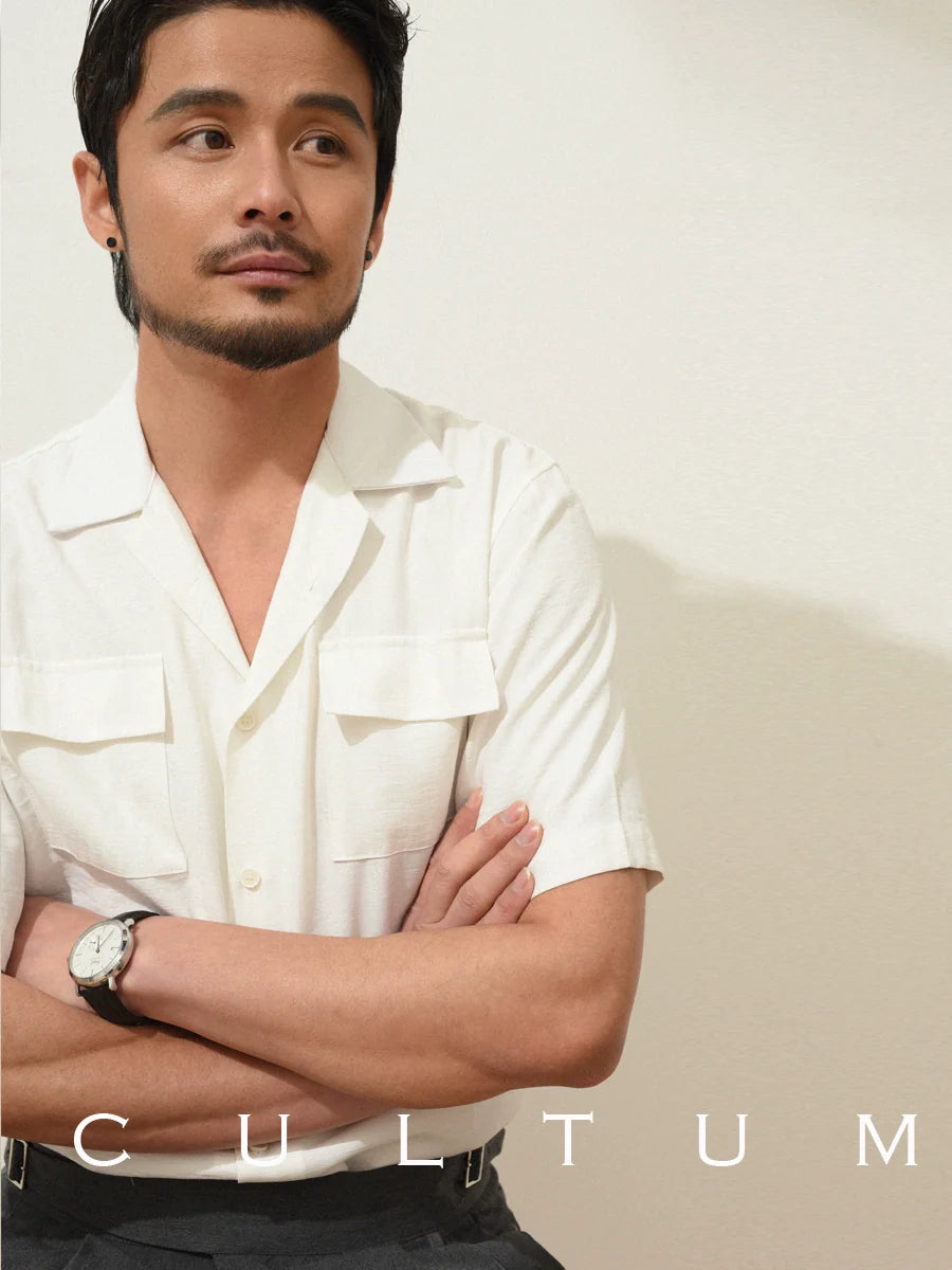 CULTUM Premium Cuban Collar Shirt Tee