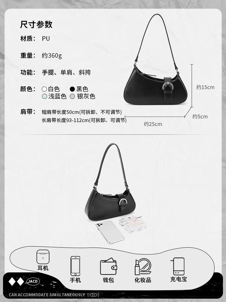 JACD Niche High-end Shoulder Messenger Bag