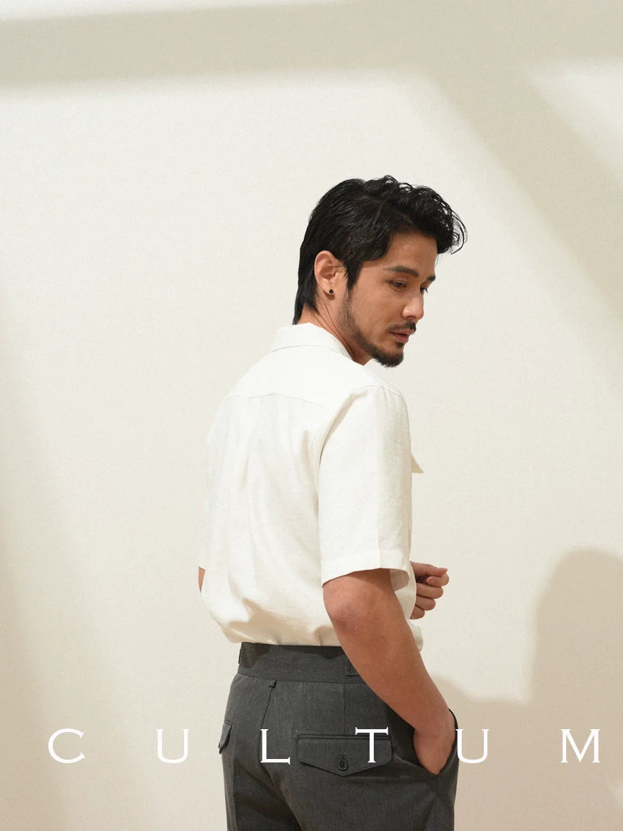 CULTUM Premium Cuban Collar Shirt Tee