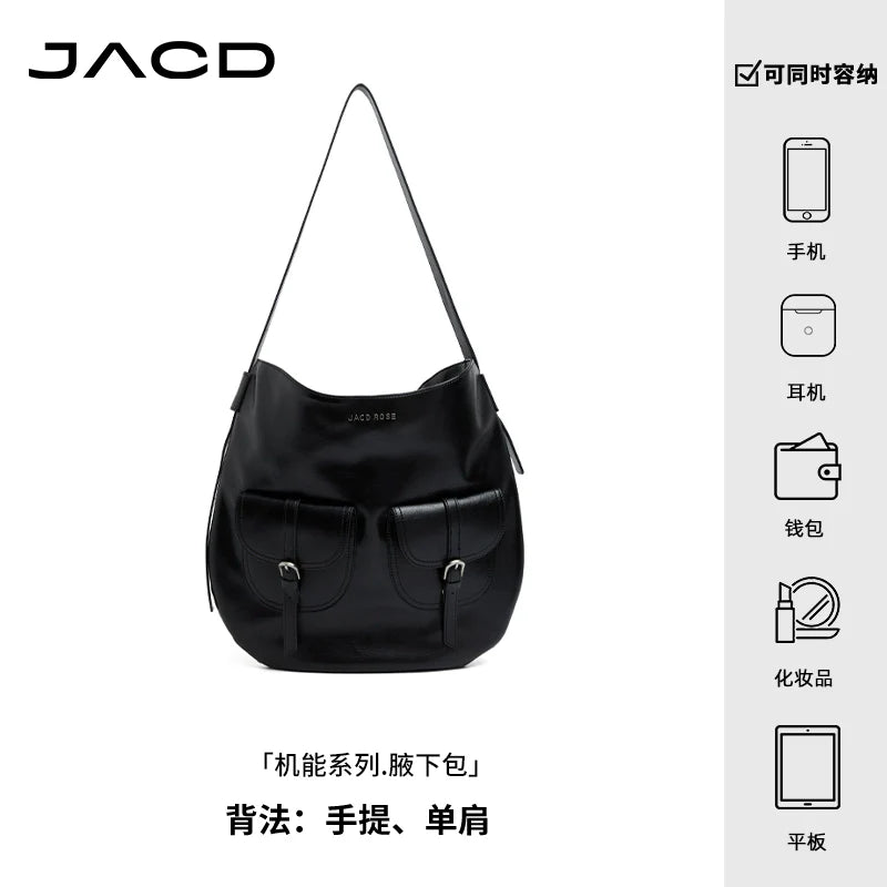 JACD Retro Commuter Large Capacity Leisure Tote Bag