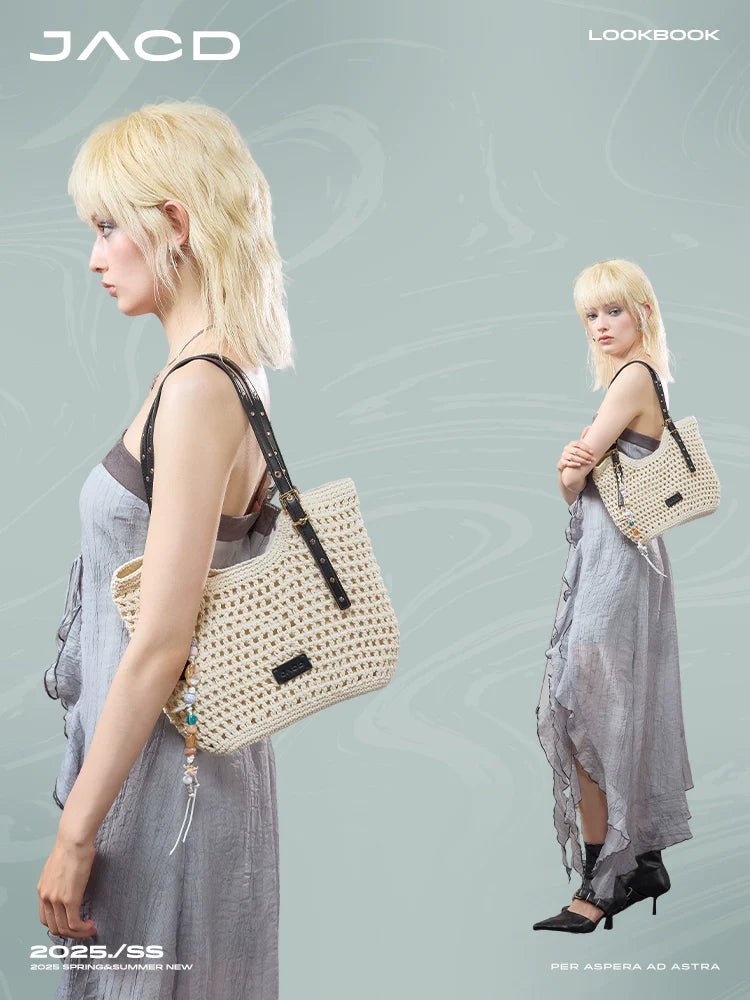 JACD Beach Holiday Woven Tote Bag