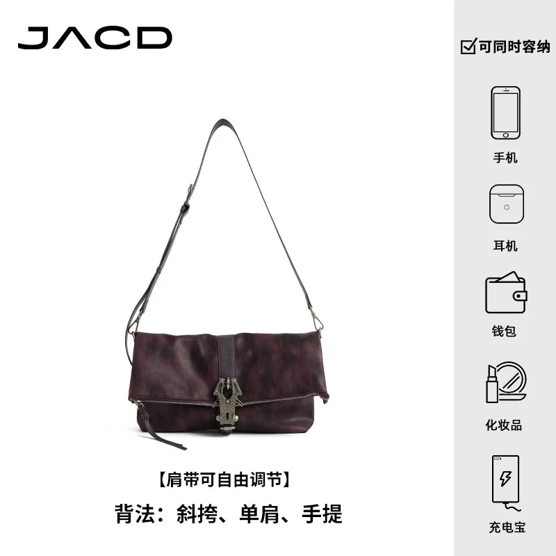 JACD Large Capacity American Rock Messenger Bag