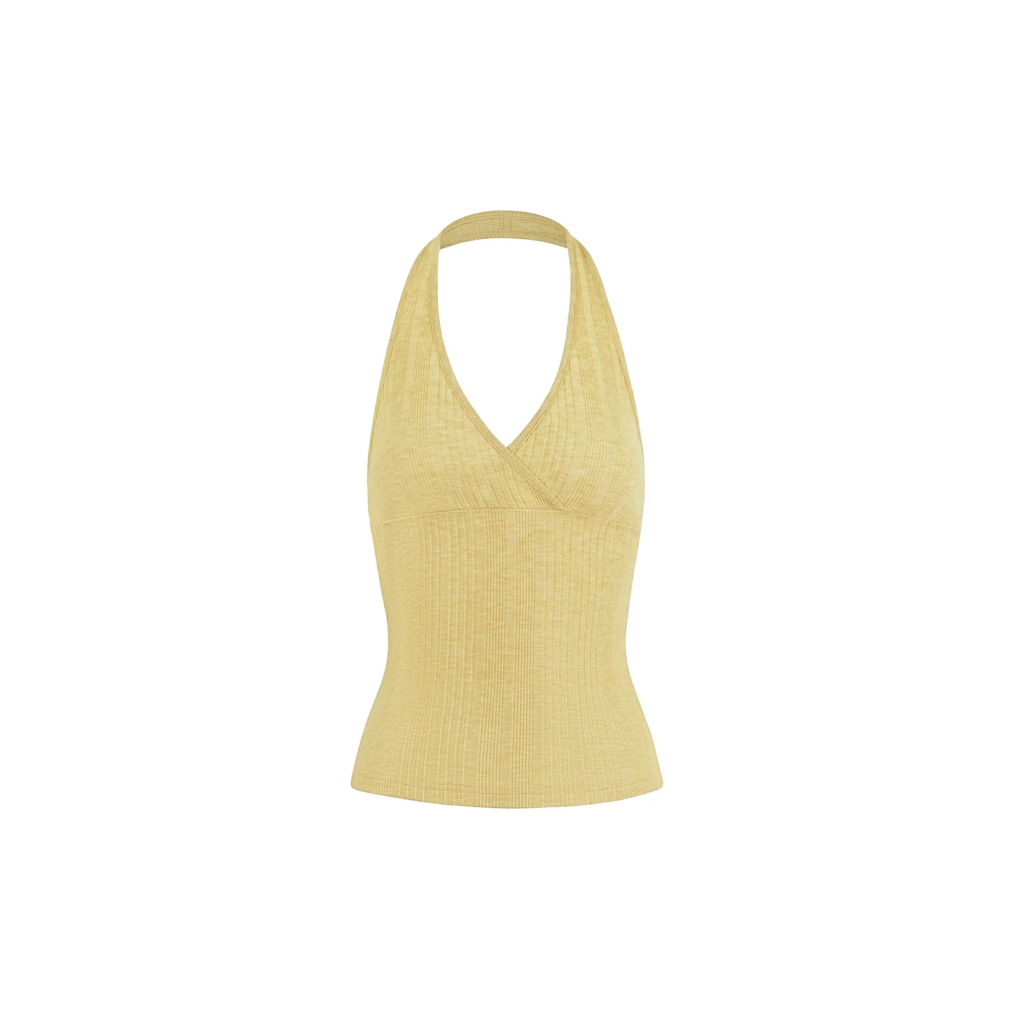 Jim Kennet Cross V-Neck Knitted Pit Strip Neck Sling