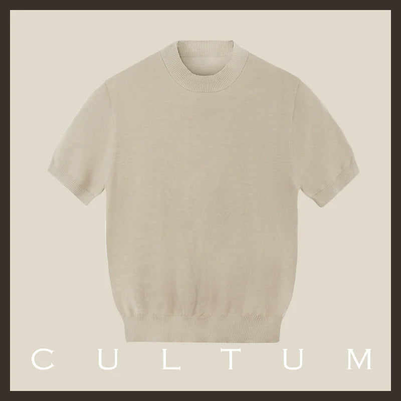 CULTUM Light Breathable Casual Knitwear Tee