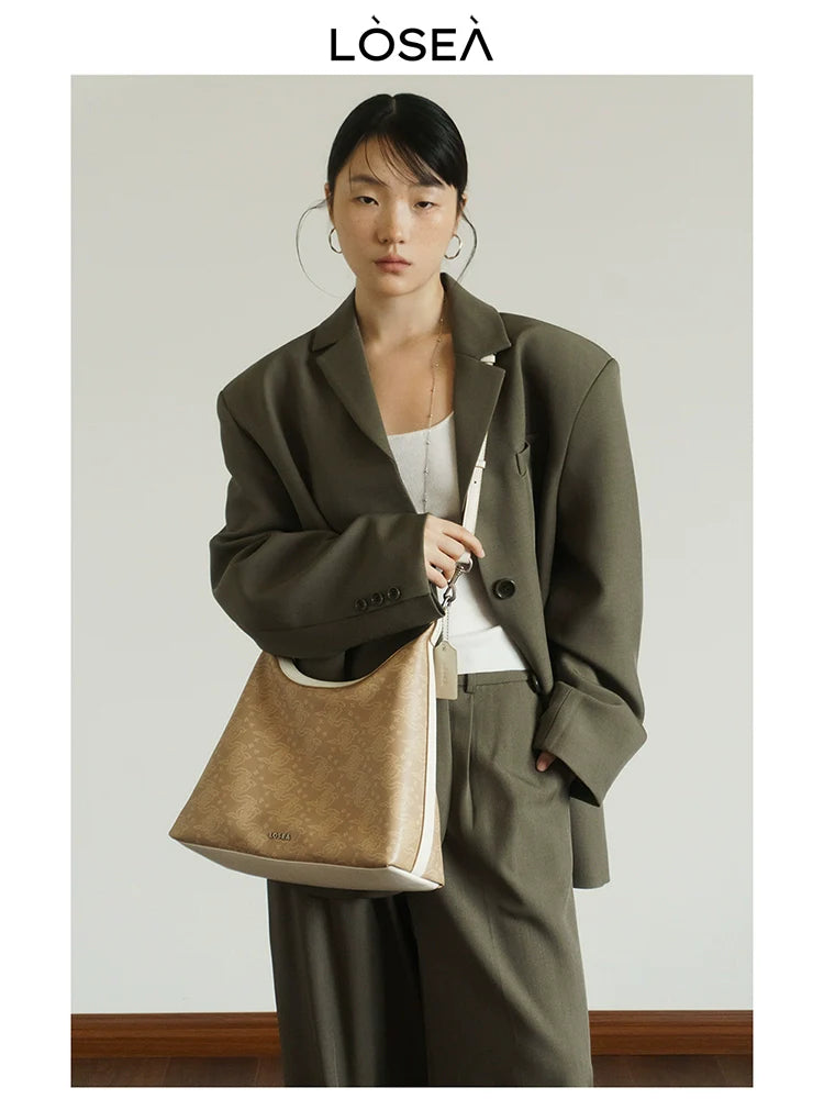 LOSEA Ruyi Moire New Chinese Underarm Bag