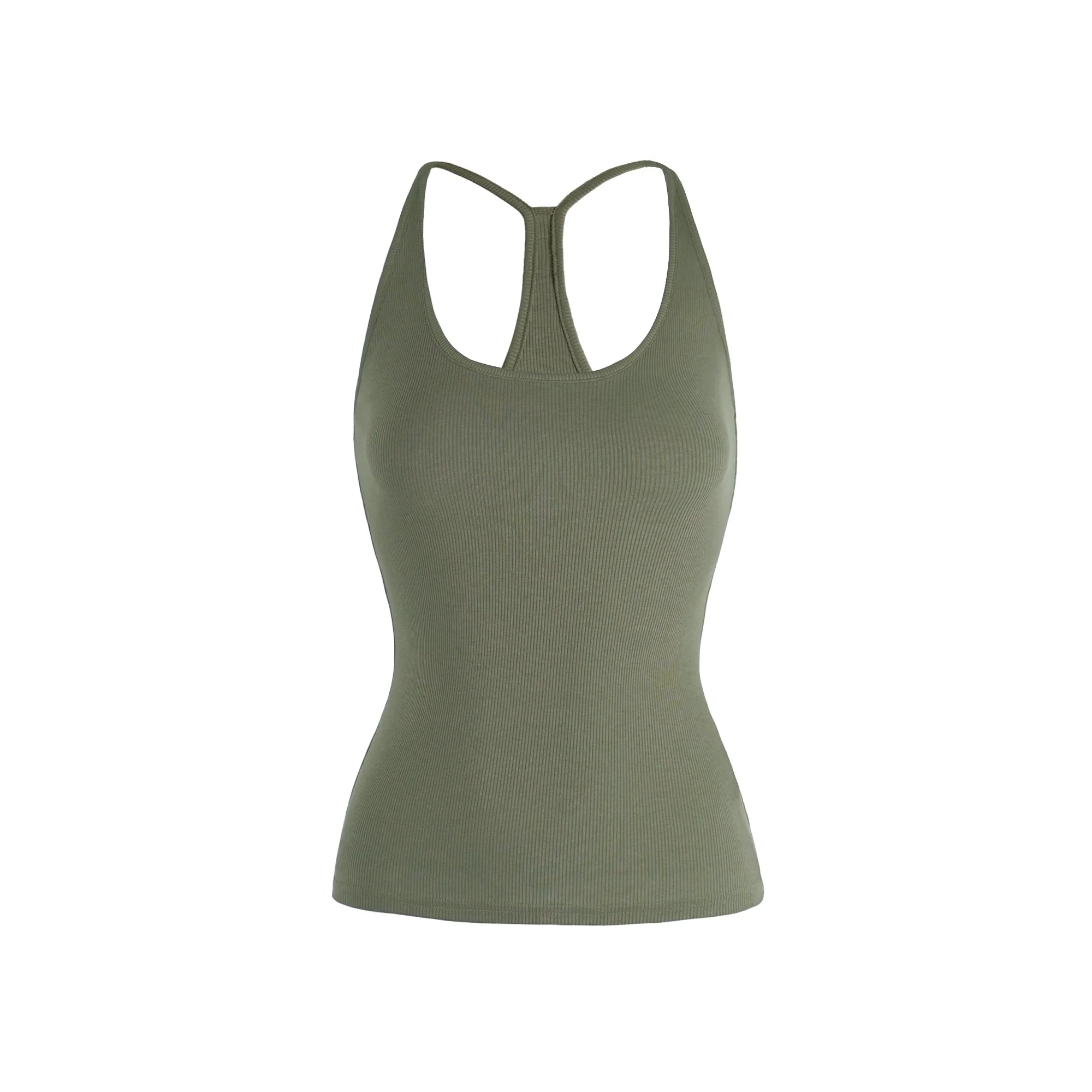 Jim KennetU Neck Skinny Strap Slim Fit I-Type Vest
