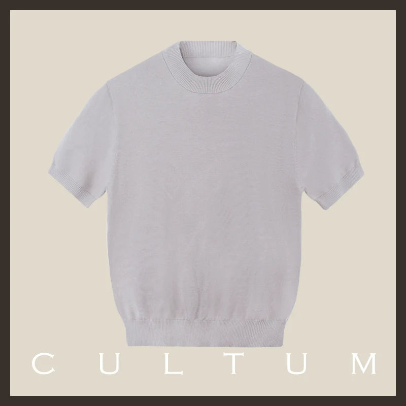 CULTUM Light Breathable Casual Knitwear Tee
