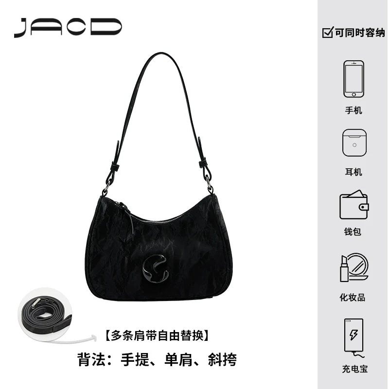 JACD Shoulder Cross Crescent Armpit Bag
