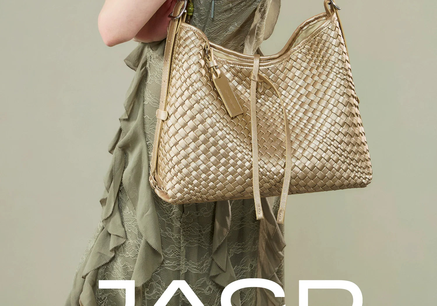 JACD Braided Tote Bag Large Capacity