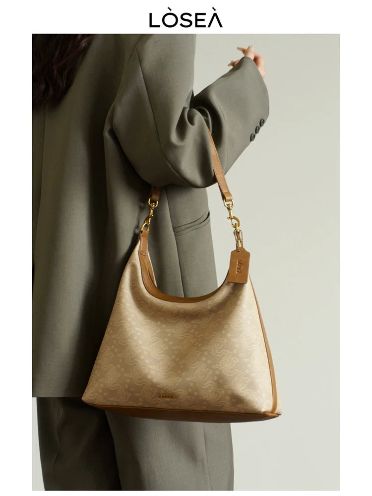 LOSEA Ruyi Moire Underarm Shoulder Bag