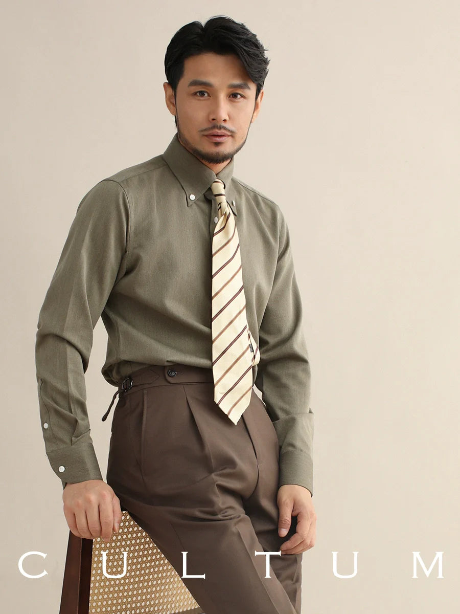 CULTUM Vintage Gentleman Casual Business Shirt
