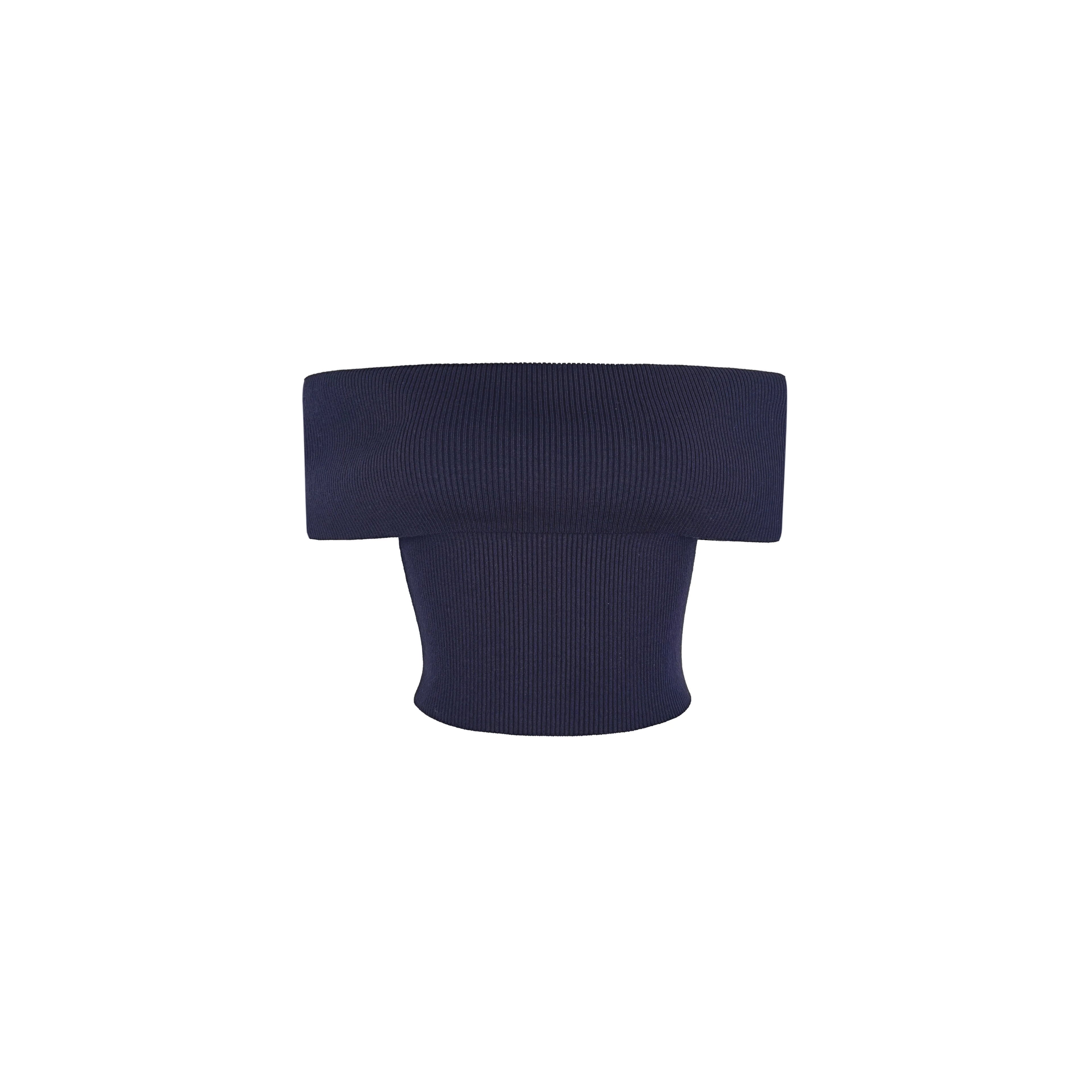 Jim Kennet Shoulder Short Slim Knit Tee