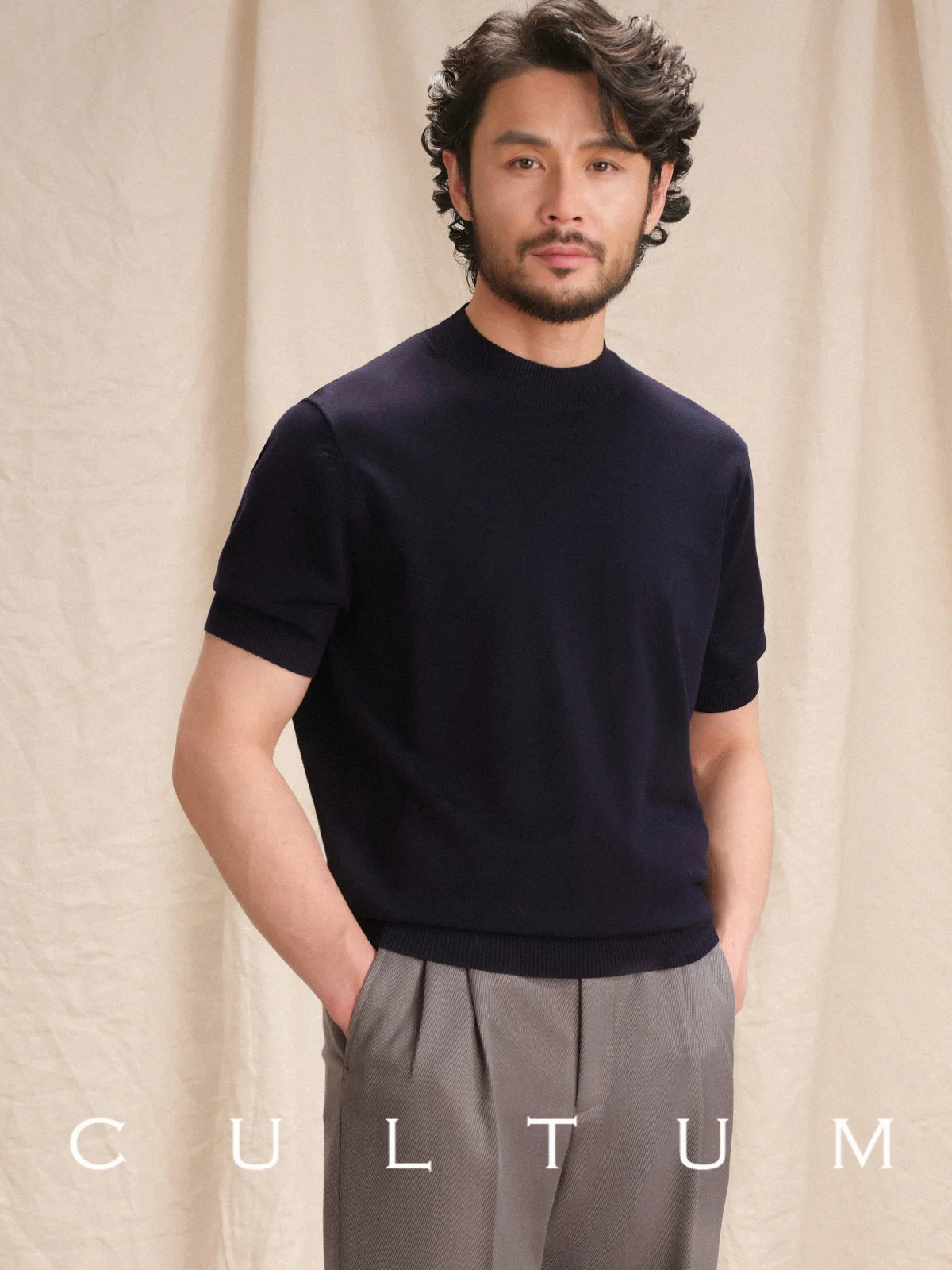 CULTUM Light Breathable Casual Knitwear Tee
