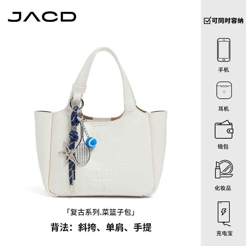 JACD Crossbody Commuter Large Capacity Bucket Bag