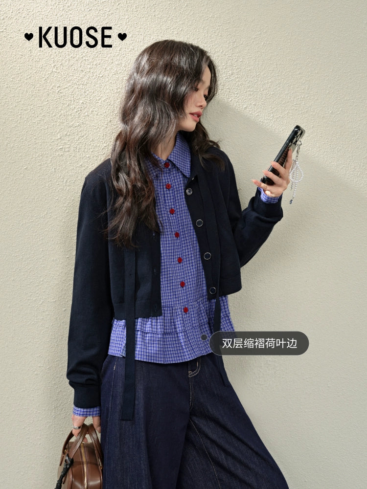 Kuose Ruffle Casual Shirt