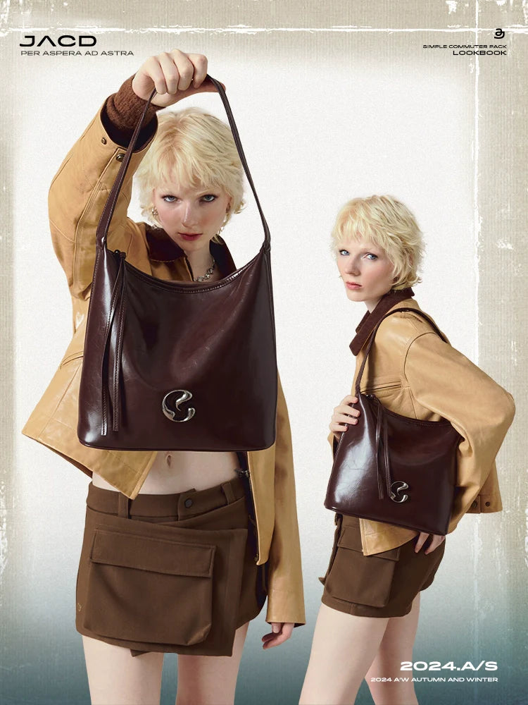JACD Retro Premium Light Luxury Portable Underarm Bag