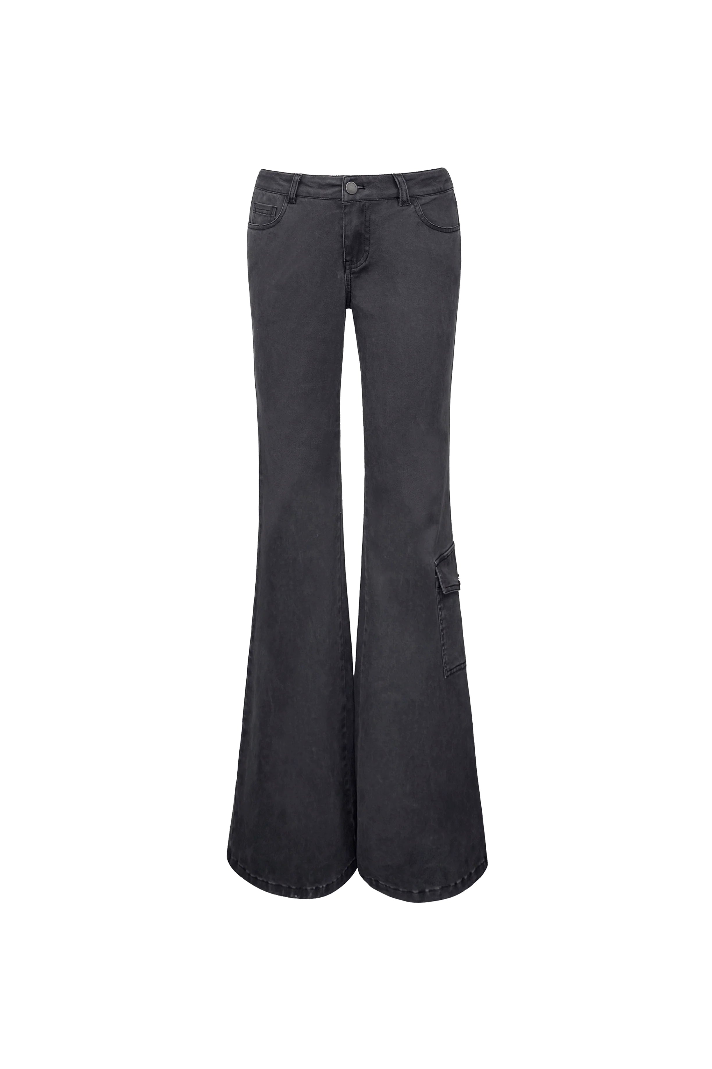 Jim Kennet Washed Old Low-rise Jeans