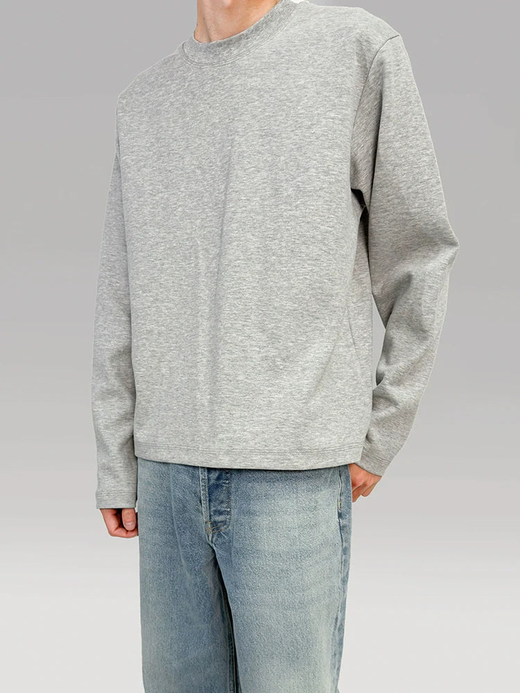 PLUS NO LOGO Double-sided Abraded Warm Long Sleeves