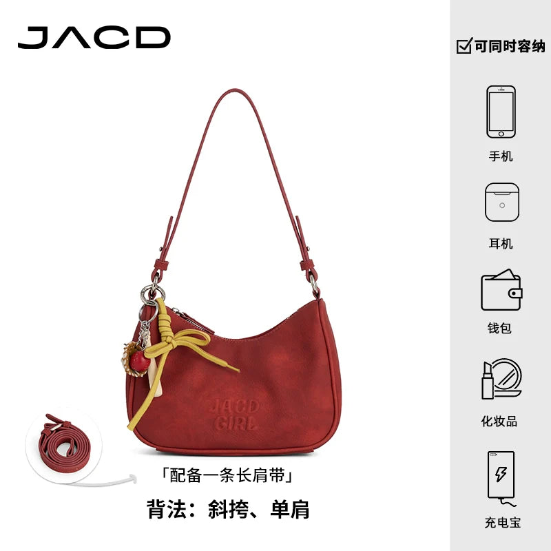 JACD Commuter Crescent Versatile Shoulder Messenger Bag