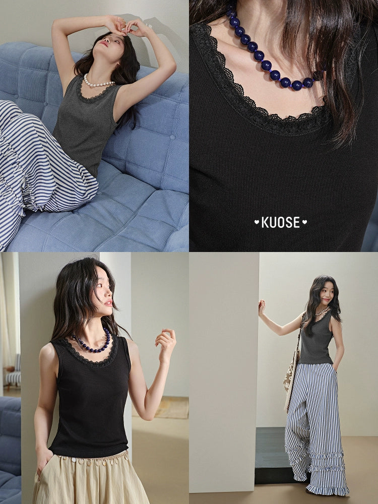 Kuose Knitted Sling Vest
