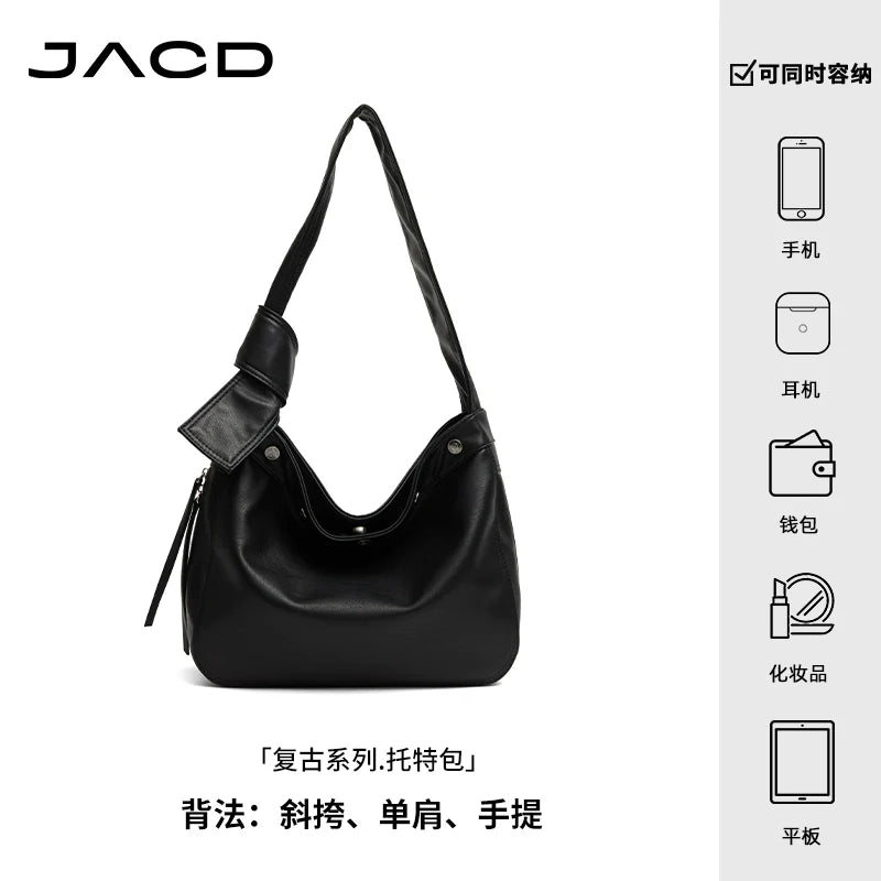 JACD Large Capacity Commuter Bucket Bag