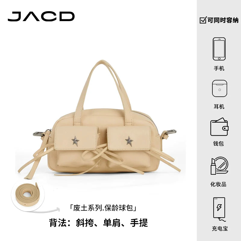 JACD Crossbody Hand Underarm Boston Bag