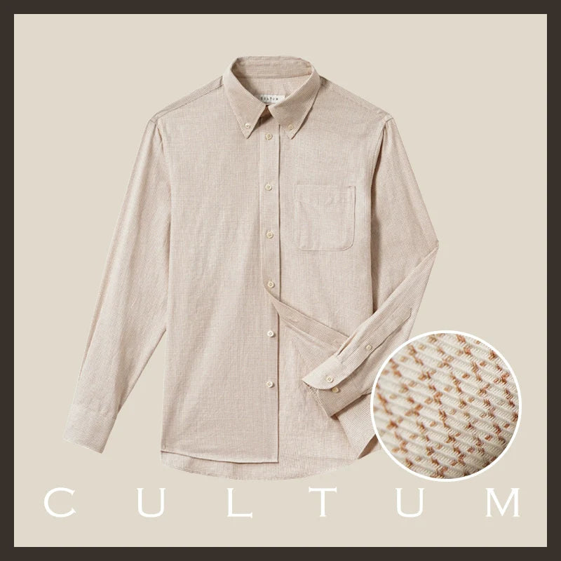 CULTUM Button-down Striped Shirt