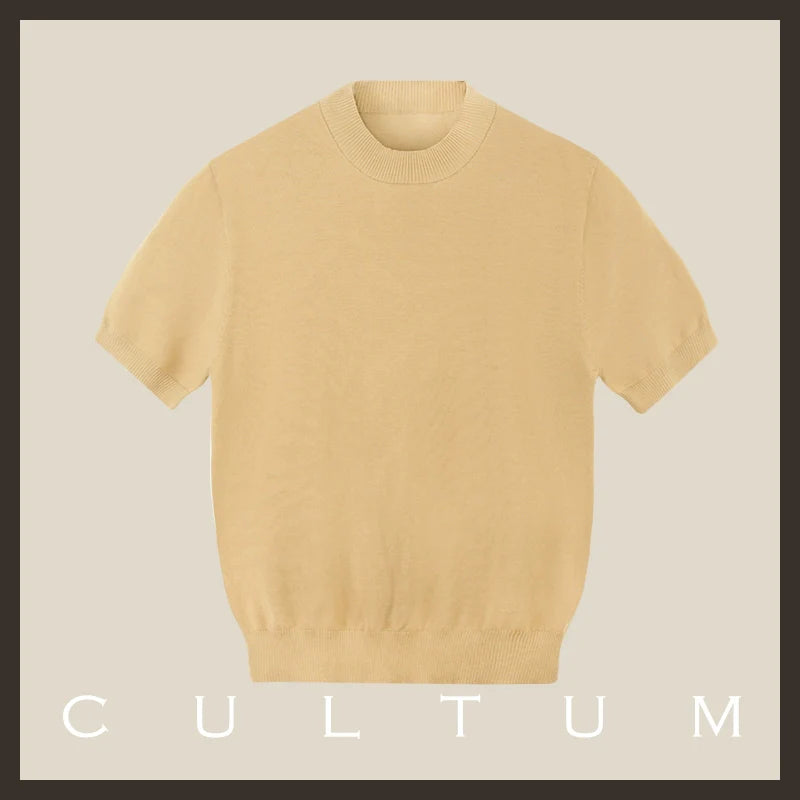CULTUM Light Breathable Casual Knitwear Tee