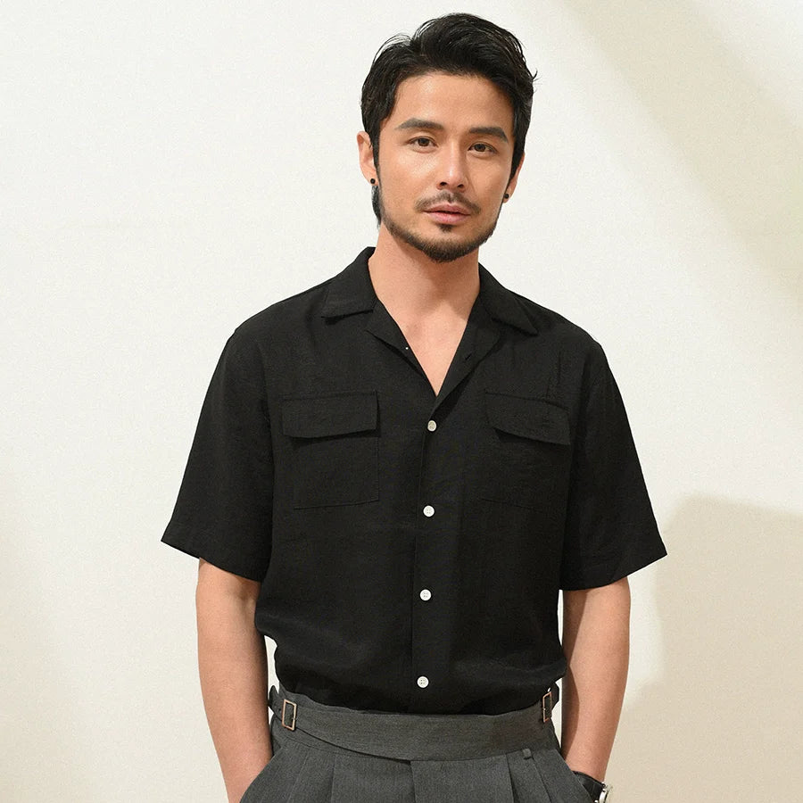 CULTUM Premium Cuban Collar Shirt Tee