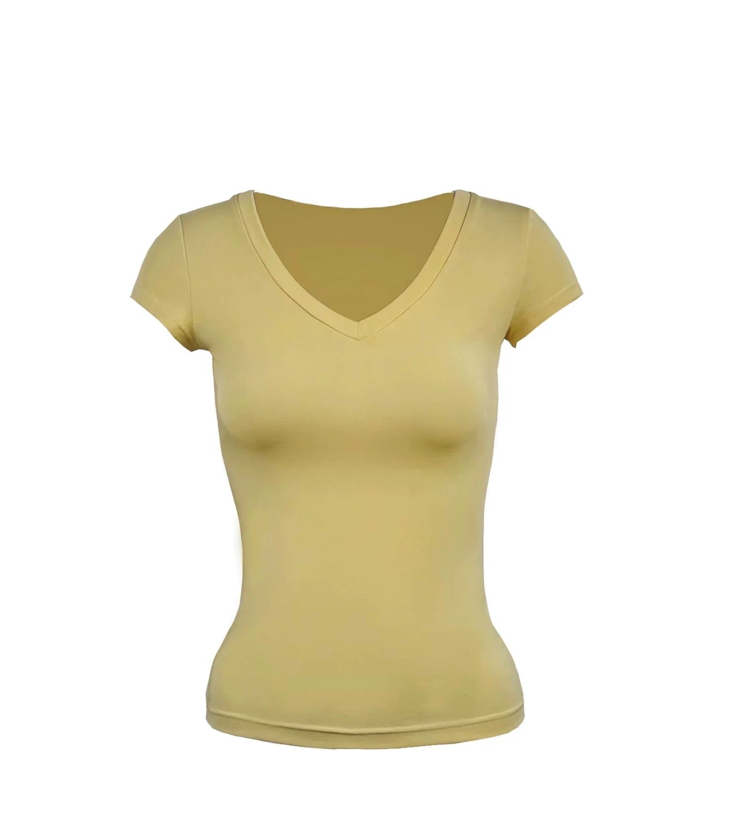 Jim Kennetv Neck Shoulder Slim Fit Tee