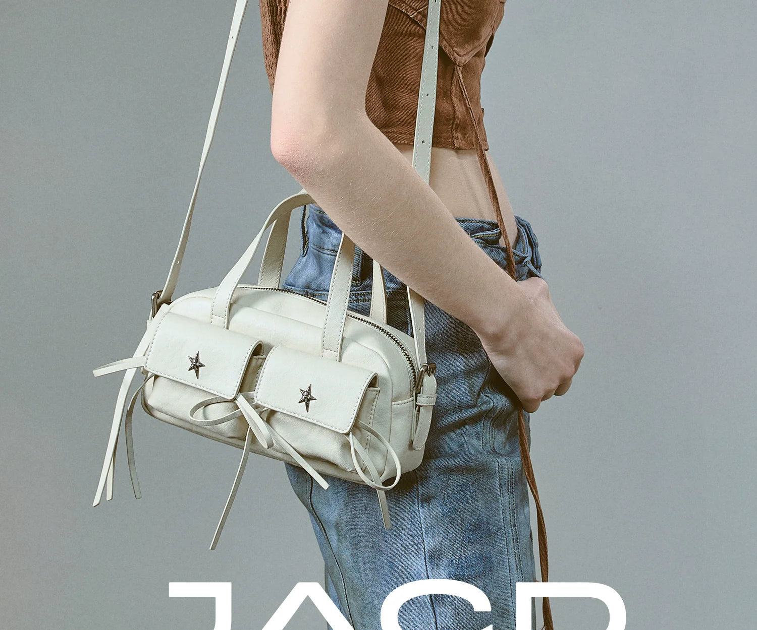 JACD Crossbody Hand Underarm Boston Bag