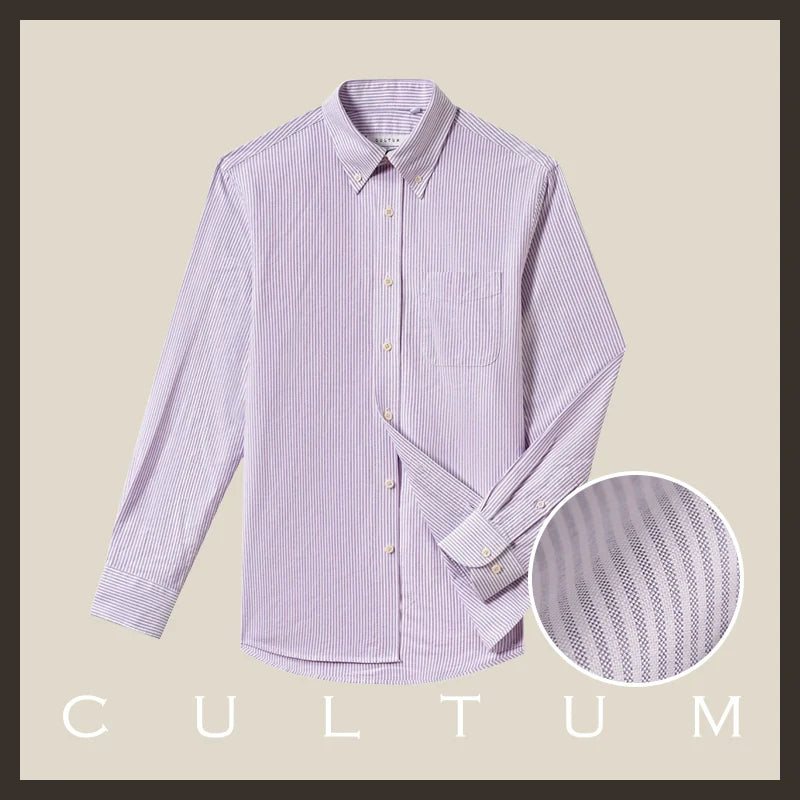 CULTUM Button-down Striped Shirt